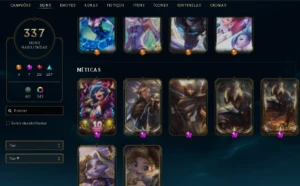Conta lol com vários conteúdos - League of Legends
