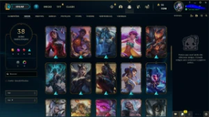 Conta League Of Legends 38 Skins (5 Lendarias, 26 Epicas) LOL