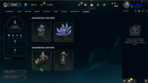 Conta League Of Legends 38 Skins (5 Lendarias, 26 Epicas) LOL