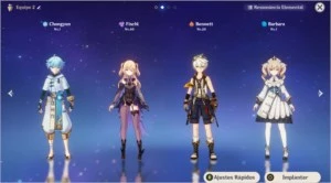 AR26 COM 14 PERSONAGENS > Mona + Qiqi + Ninguang - Genshin Impact
