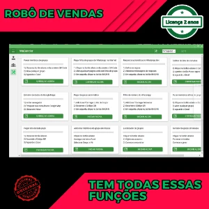 Robô De Vendas  Licença Anual - Softwares e Licenças