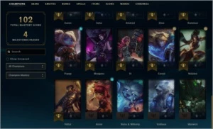 conta master - League of Legends LOL