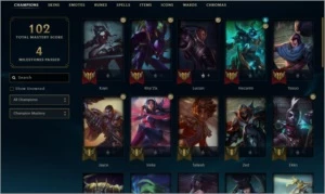 conta master - League of Legends LOL