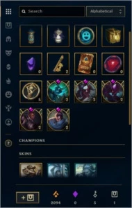 conta master - League of Legends LOL