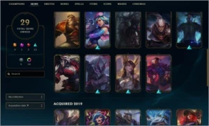 conta master - League of Legends LOL