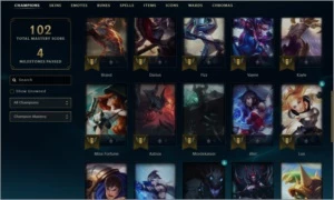 conta master - League of Legends LOL