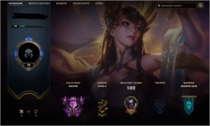 conta master - League of Legends LOL