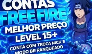 Contas level 15 free fire