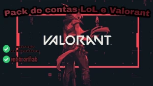 Pack De Contas Valorant/League Of Legends Nfa/Fa 900Acc - Outros