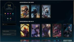 Conta Grão Mestre 300 PDL. - League of Legends LOL