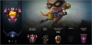 Conta Grão Mestre 300 PDL. - League of Legends LOL
