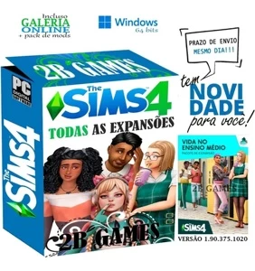 The Sims 4 + Todas As Expansões + Atualizado + Pc Digital - Outros