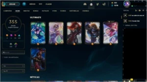 Conta League Of Legends - Gold II|nível 360+|330+ skins LOL