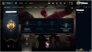 ContaLoL mmr platina - 43champ - 11skins - frag.ezpulsefire+ - League of Legends