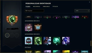 Conta lol com icons raros season2, diamante 4 - League of Legends