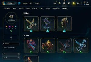 Conta LOL League of Legends LVL 270