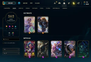 Conta LOL League of Legends LVL 270