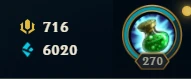 Conta LOL League of Legends LVL 270