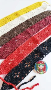 Faixa de Cabelo em Crochê - Artesanato e Personalizados