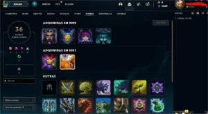 CONTA DIAMANTE 4 BARATO COM 60% DE WINRATE E EMAIL TROCAVEL - League of Legends LOL