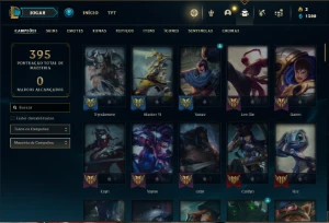 Conta Unranked com 105 Champs e 79 Skins - League of Legends LOL