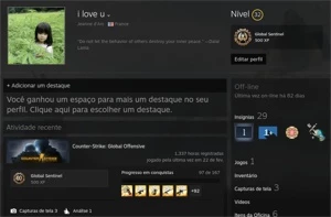 CONTA STEAM + CSGO PRIME - Counter Strike