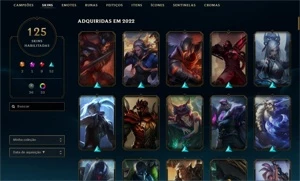 conta platina, 1kk de maestria lv 722 - League of Legends LOL