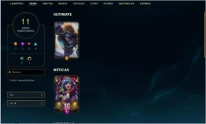 Conta Smurf(7200 de RP) - League of Legends LOL