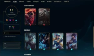 Conta Smurf(7200 de RP) - League of Legends LOL