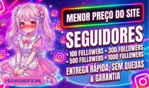 Seguidores Instagram - Alta Qualidade - Redes Sociais