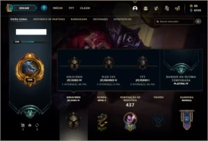 Conta ouro 4 com 105 champs e 93 skins - League of Legends LOL