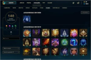 Conta de League of Legends LOL