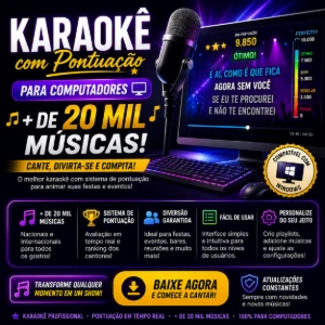 Karaokê Com Pontuação Para Computador - Outros