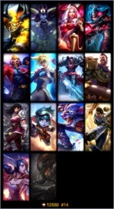 Conta League of Legends Prata 1 primeira season dela. LOL