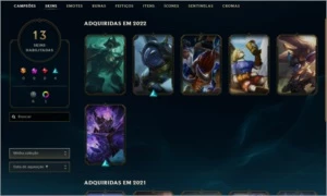 Conta Diamante 4 - League of Legends LOL