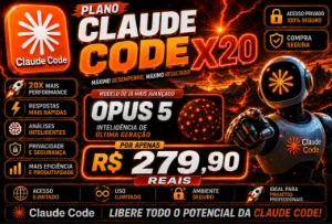 Claude Code X20 — Opus 4.8 🔥 - Assinaturas e Premium
