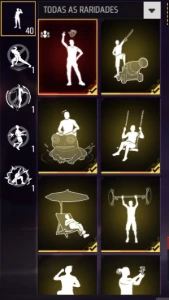 🚨Conta Free Fire Veterana Com Varios Conjunto Peitoras E Sk