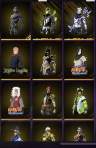 🚨Conta Free Fire Veterana Com Varios Conjunto Peitoras E Sk