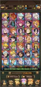 CONTA SEVEN DEADLY SINS: GRAND CROSS 7DS GLOBAL - Outros