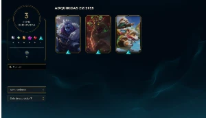 Conta mestre 70% winrate - League of Legends LOL