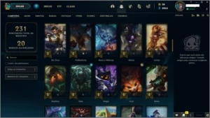 Conta League of legends level 123, 87 Champs,35 skins LOL