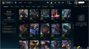 Conta League of legends level 123, 87 Champs,35 skins LOL