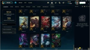 Conta League of legends level 123, 87 Champs,35 skins LOL