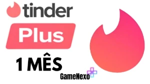 Tinder Plus - 1 MÊS / Mensal - Gift Cards