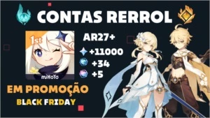 🔥 CONTAS REROLL - GENSHIN IMPACT AR27+ / NA - AMÉRICA🔥