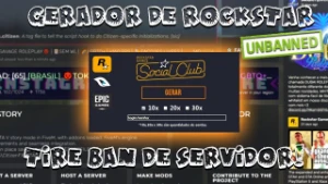 Gerador de contas rockstar - GTA