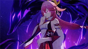 Conta genshin YaeMiko + 100 tiros - Genshin Impact