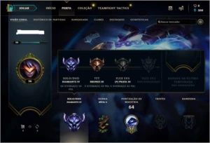 Conta Diamante 4 - League of Legends LOL