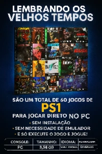 PlayStation Retrô: 60 Clássicos Eternos no Seu PC" - Others