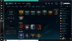 Conta lol 119 champs, 41 skins, lvl 67 unranked - League of Legends